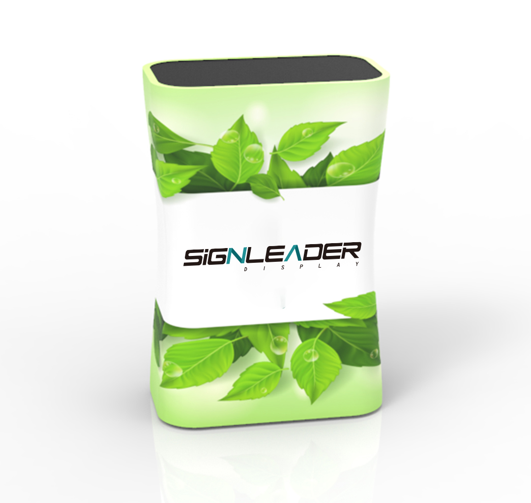 Portable Rectangular Display Counter With Custom Printing